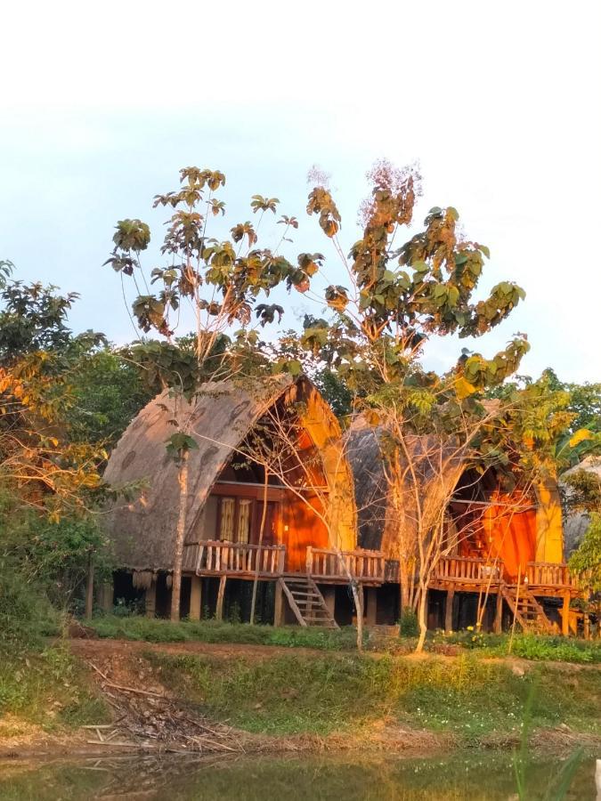 Rice Straw Green Lodge- Resort Quan Tom Экстерьер фото