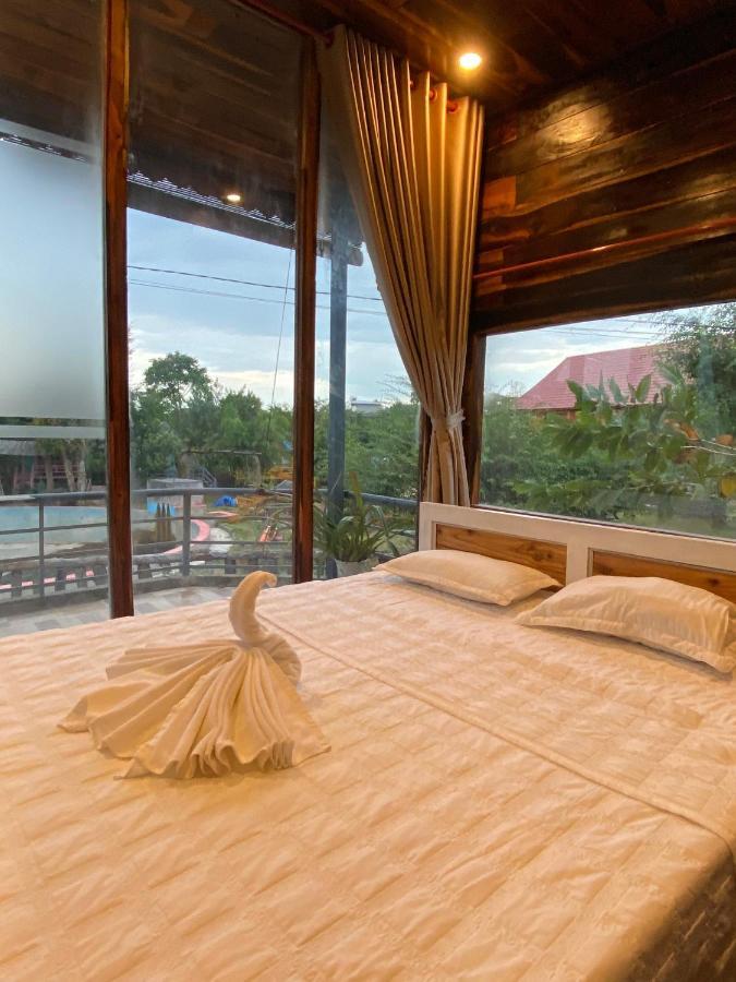 Rice Straw Green Lodge- Resort Quan Tom Экстерьер фото
